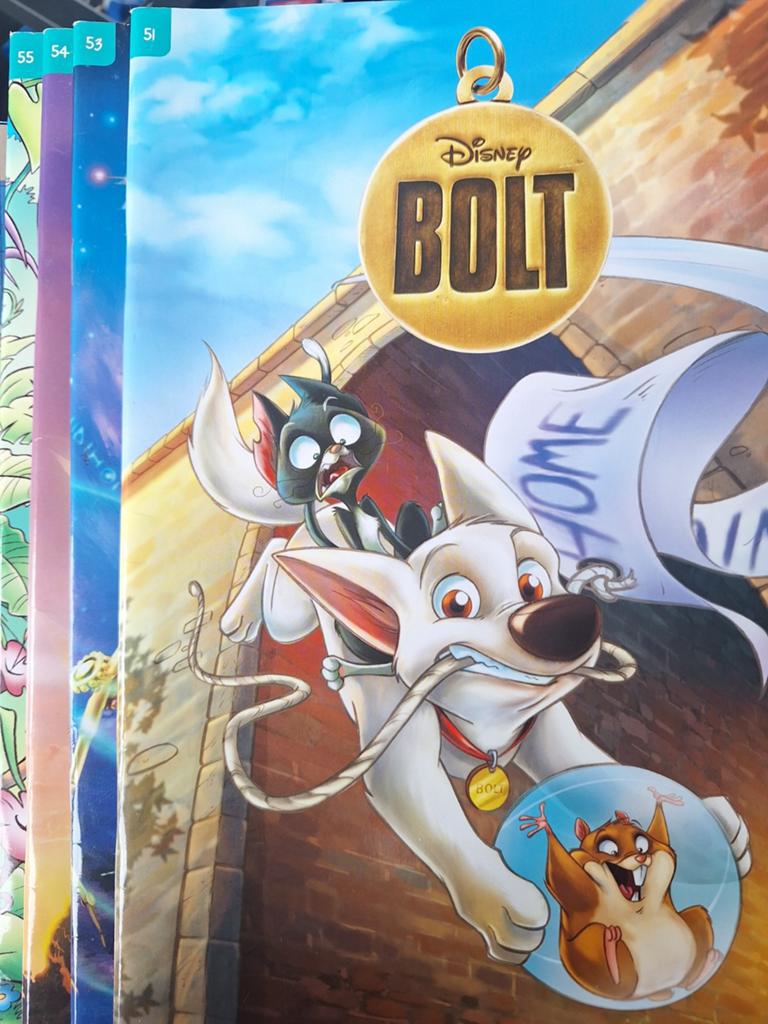4 Disney strips, Cd's en Dvd's, Ophalen