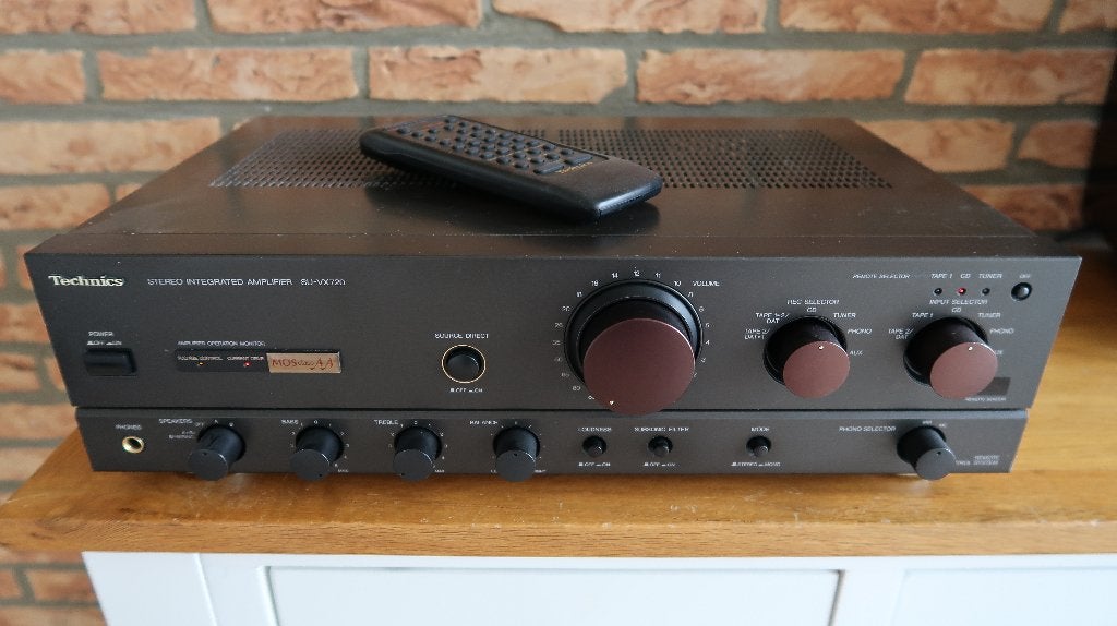 technics su-vx720 versterker, Overige merken, Gebruikt, Ophalen of Verzenden, 60 tot 120 watt