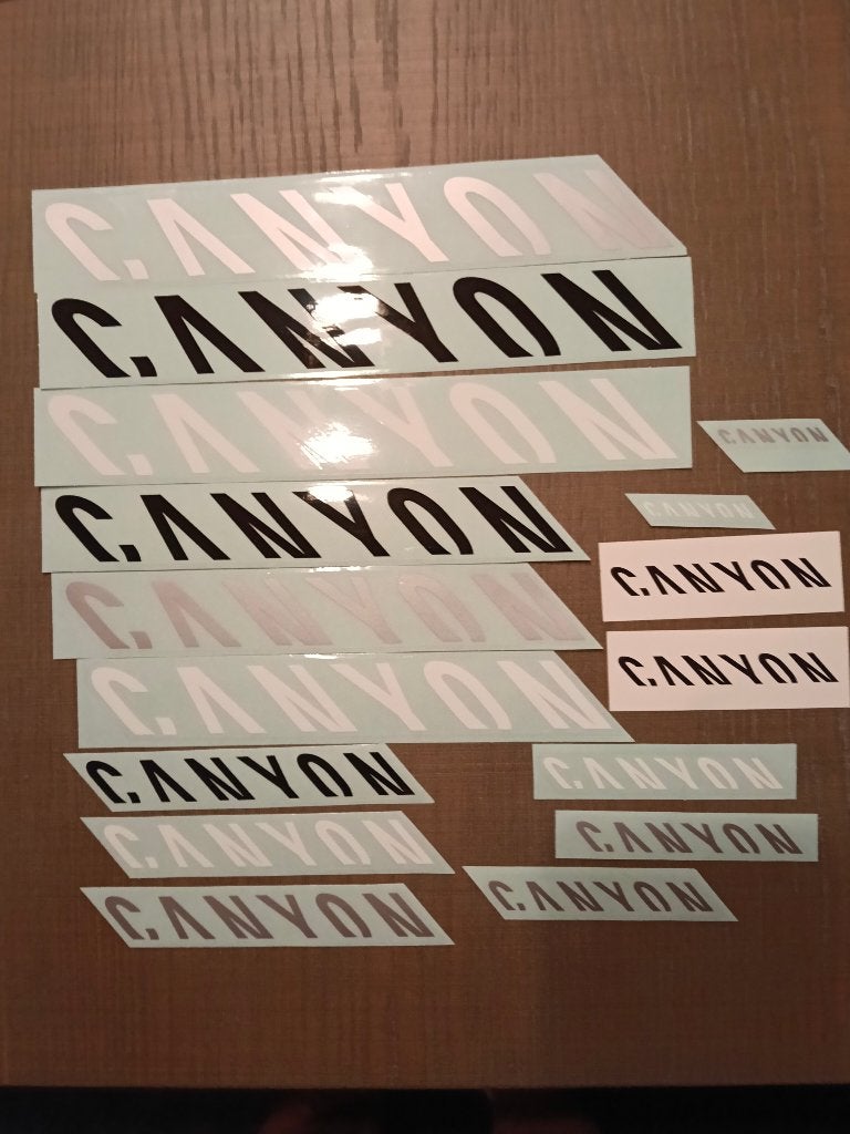 Stickers Canyon, Ophalen, Nieuw