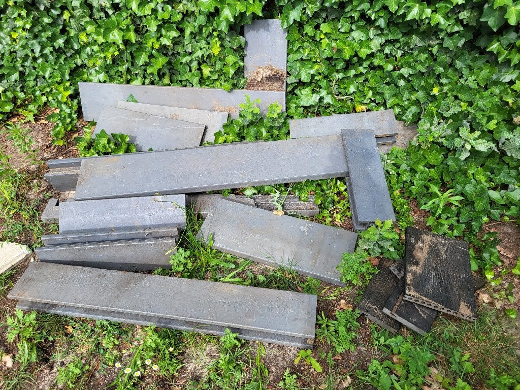 Harde pvc plastiek, Doe-het-zelf en Bouw, Platen en Panelen, Ophalen, Gebruikt, Overige materialen