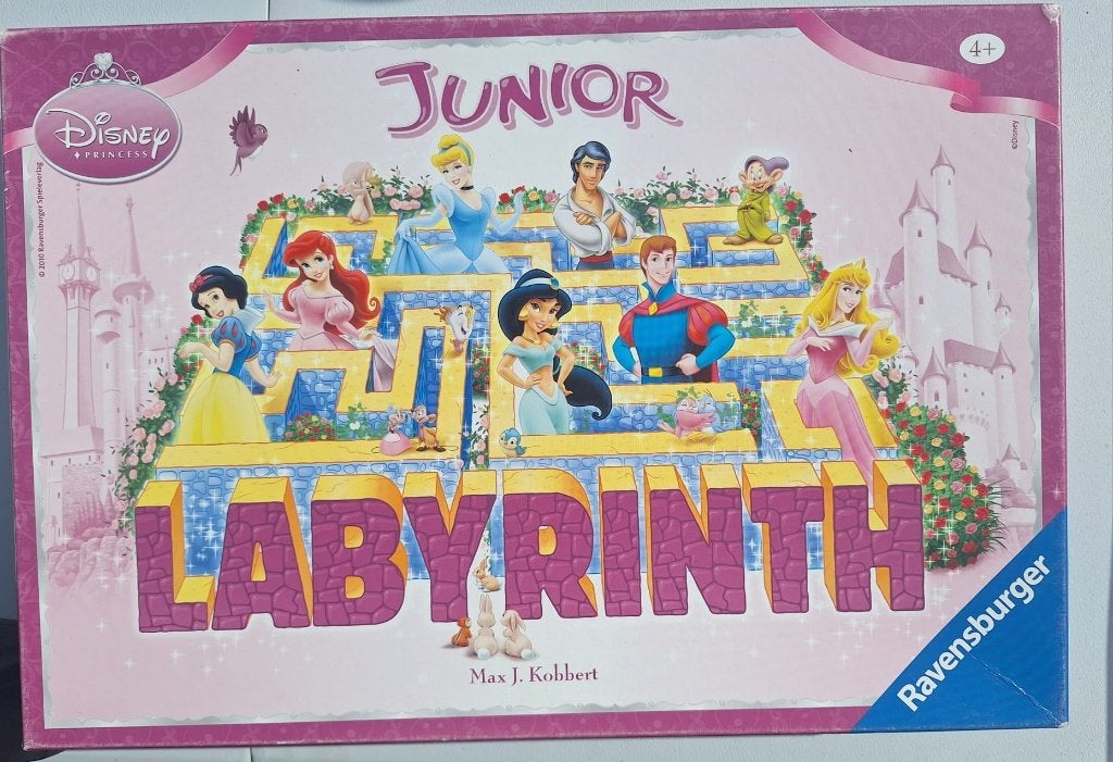 Labyrinth junior disney, Een of twee spelers, Ophalen, Gebruikt, Ravensburger