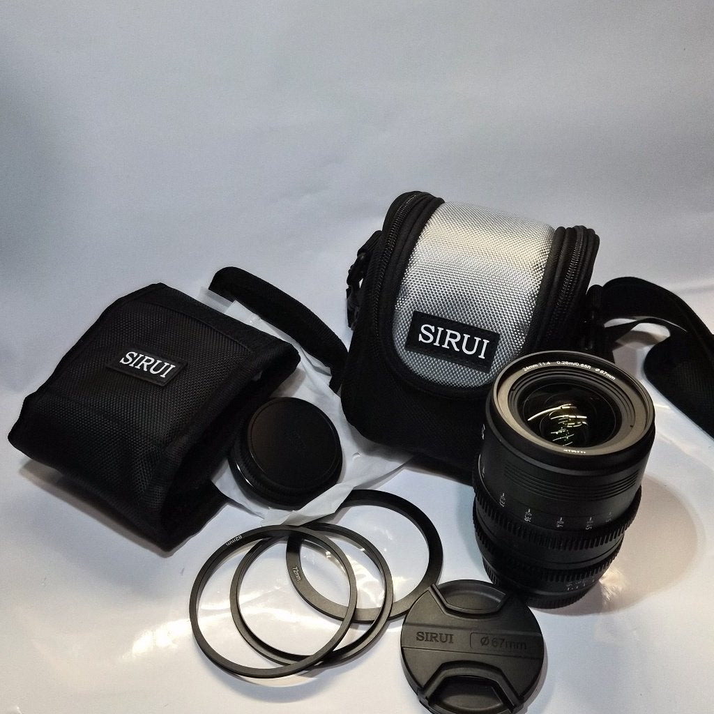 Kit Objectif SIRUI + PDmovie – Comme neuf, Canon RF, Comme neuf, Enlèvement, Objectif grand angle