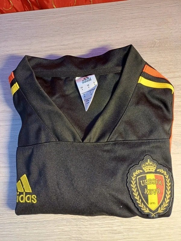 Sweat Entraînement Adidas Belgique  2018 Taille S, Football, Addidas, Jaune, Comme neuf