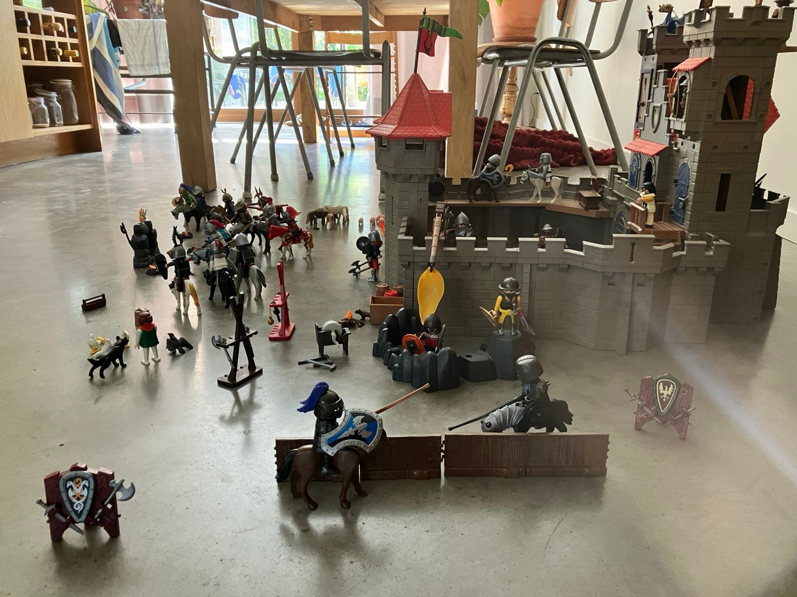 Kasteel met uitgebreide accessoires, Historique, Bâtiment, Utilisé, Kit complet