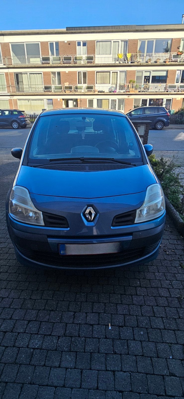 Renault Modus 1.2 Benzine (190.000 km) - Motor defect, Auto's, Voorwielaandrijving, Monovolume, ABS, Blauw