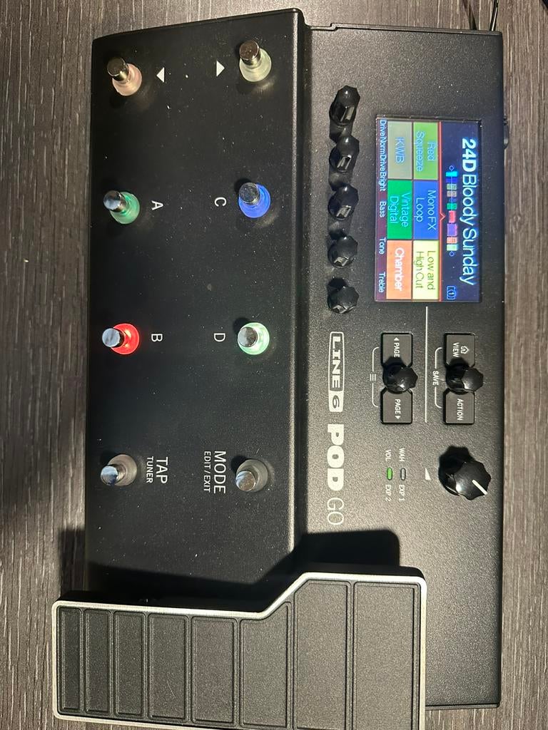 Line 6 POD Go multi-effect stompbox, Musique & Instruments, Effets, Enlèvement, Comme neuf, Multi-effet