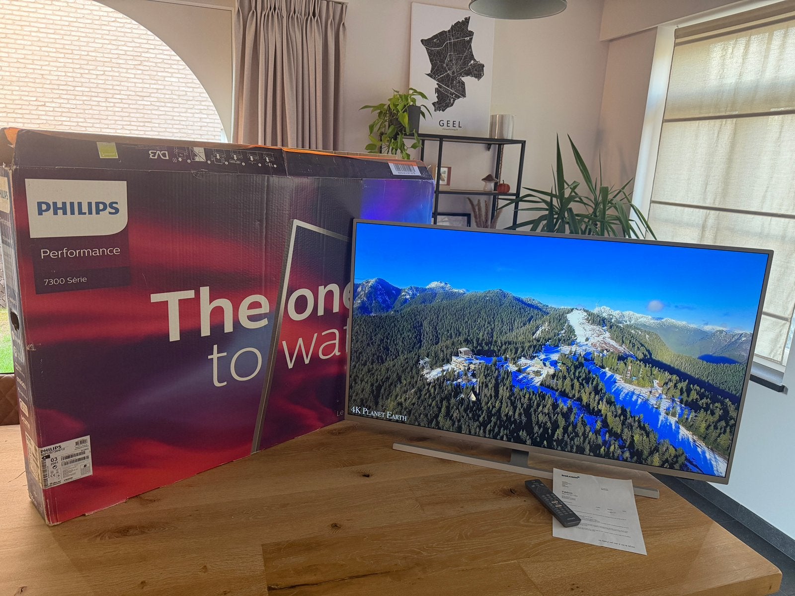 Philips 50inch 4K UHD LED - Android (smart) TV - ambilight, Audio, Tv en Foto, Ophalen, Philips, LED, Zo goed als nieuw