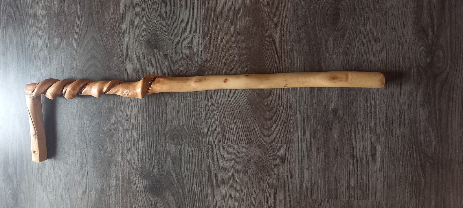 Wandelstok hout, Ophalen