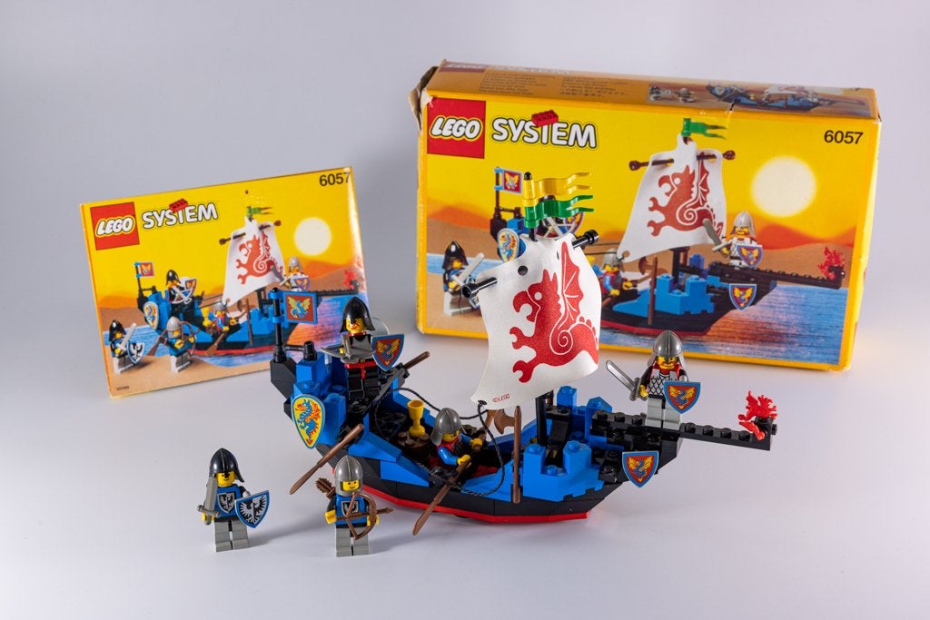 LEGO Castle 6057 Sea Serpent (1992) - complet + boîte, Instructions incluses, Enlèvement ou Envoi, Lego, Ensemble complet