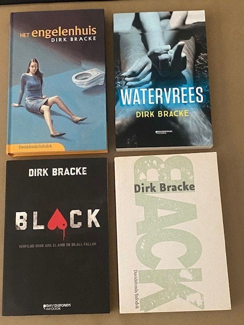 Lot van 4 boeken Dirk Bracke, Enlèvement ou Envoi