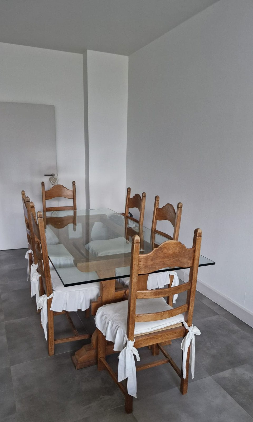 Table à manger avec six chaises, Maison & Meubles, Enlèvement, Comme neuf
