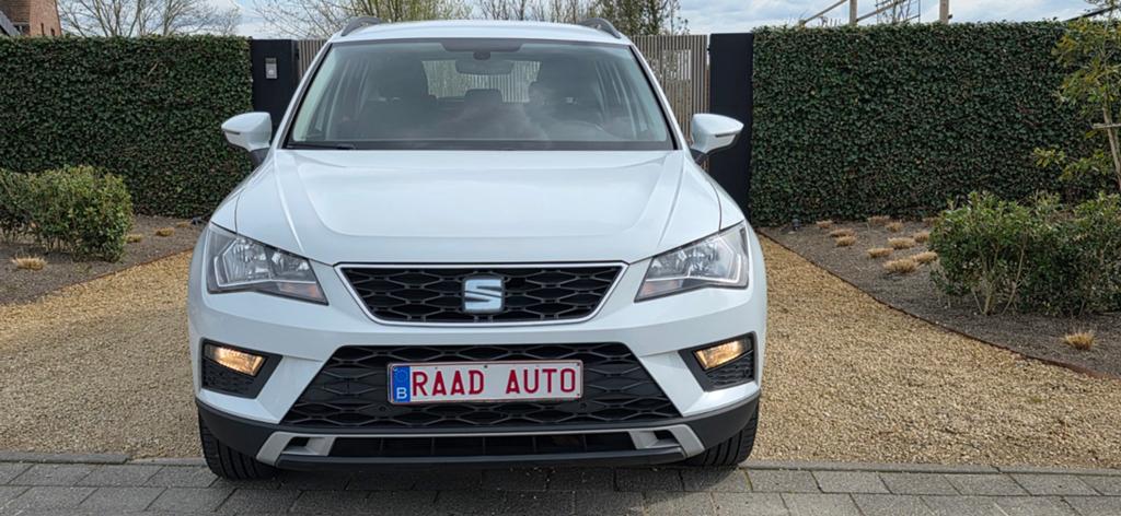 Seat Ateca 1.5 TSI _ 110KW _ 1STE HAND _ AUTOMATISCHE VERSNE, Auto's, Seat, Stof, Ateca, Wit, 5 zetels