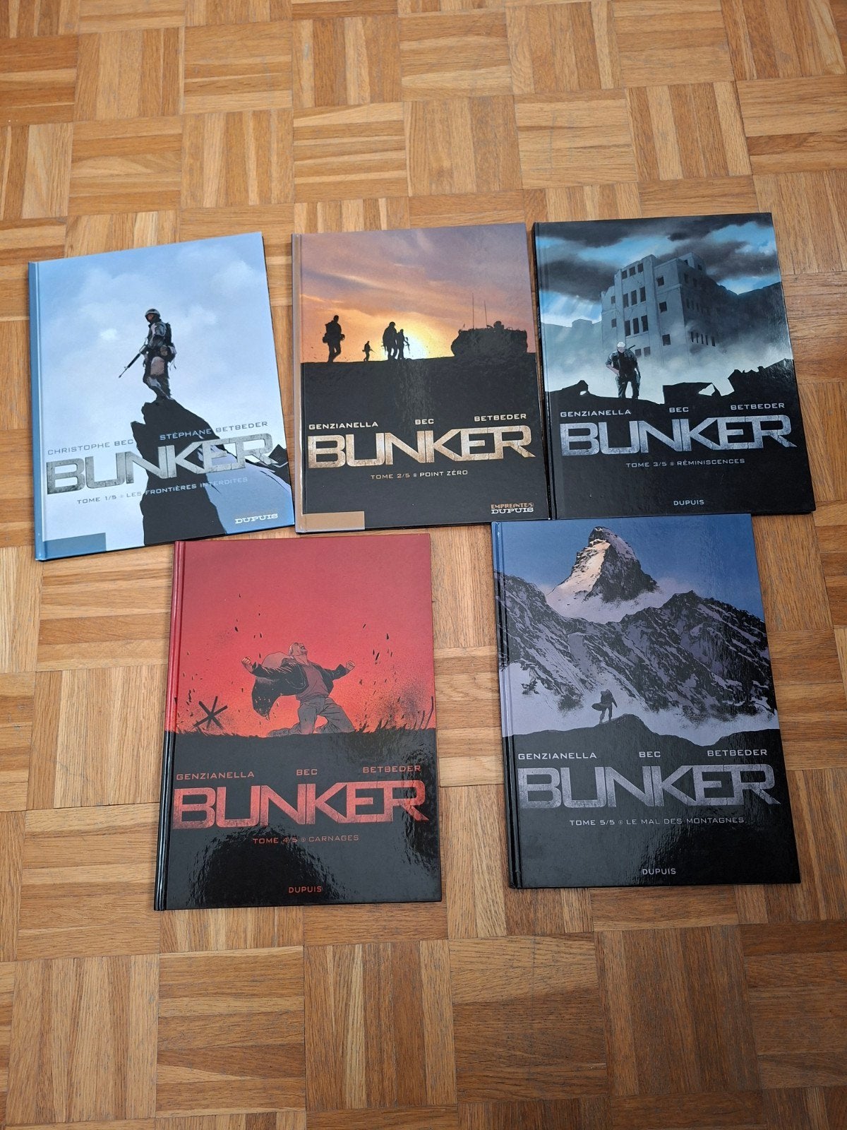 BD Bunker, complete serie, EO, Boeken, Gelezen, Complete serie of reeks, Ophalen of Verzenden, Betbeder