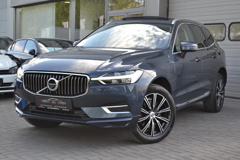 Volvo XC60 T8 Hybride Inscription. Full option., Auto's, Automaat, 1969 cc, Blauw, Leder