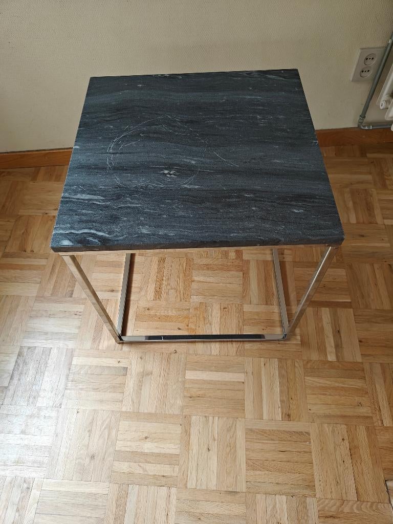 Bijzettafel/salontafel, Overige materialen, Gebruikt, Vierkant, 55 tot 75 cm