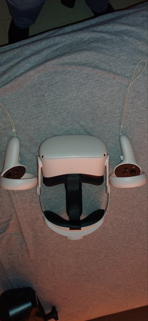 Meta quest 2 128gb + sangle de maintien, Utilisé, Lunettes VR, Autres plateformes
