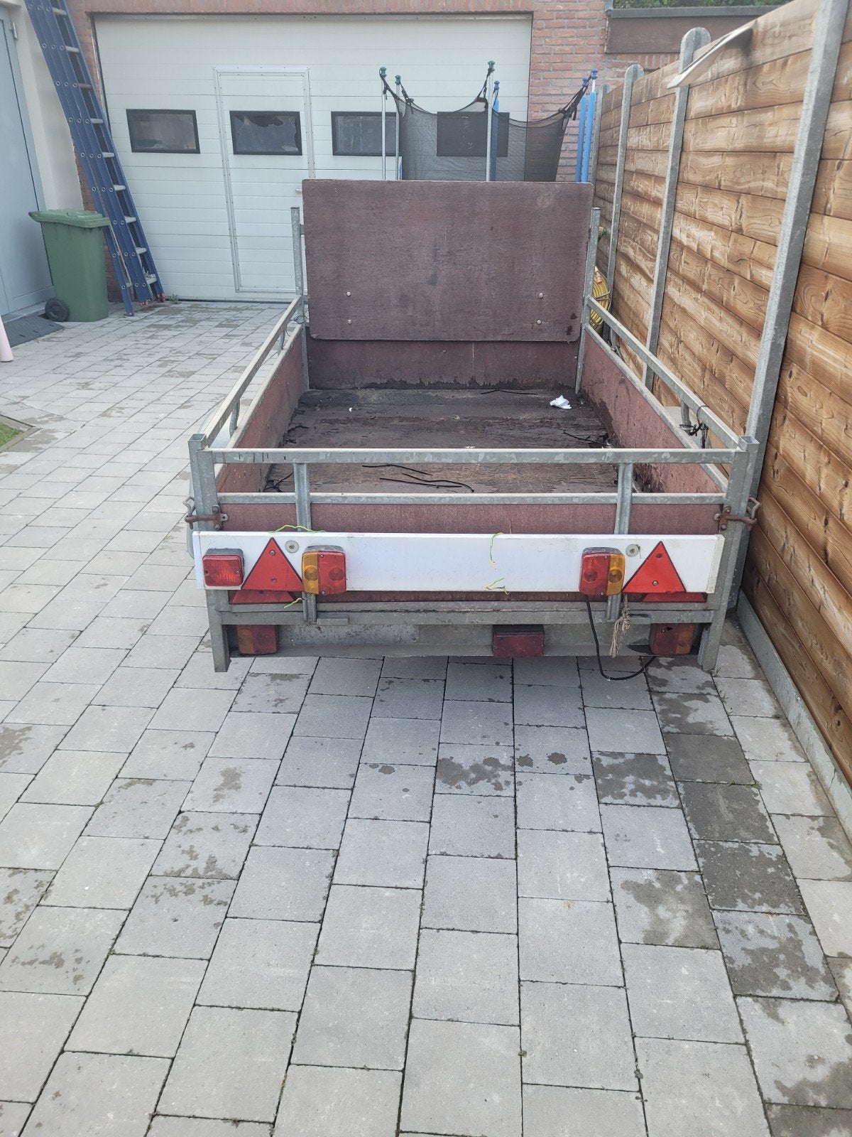 Aanhangwagen enkelas, Ophalen of Verzenden