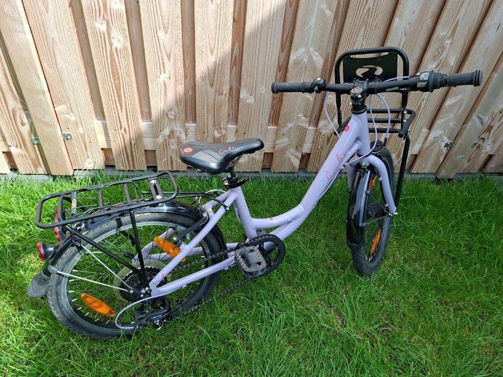 Cube Ella 20 inch - Purple 'n Coral, Fietsen en Brommers, Ophalen, Gebruikt, Velgrem, Cube