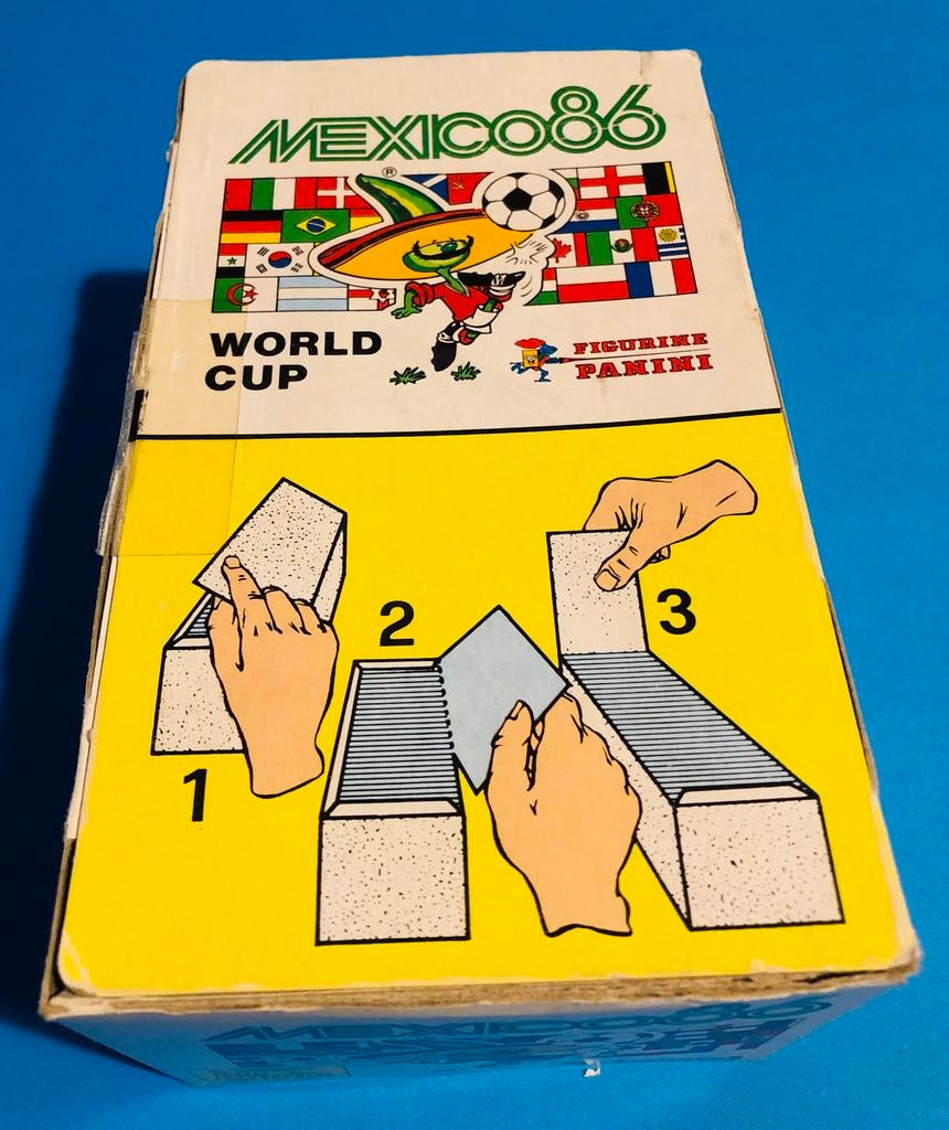 Lege Panini Original WC Mexico 86 doos, Verzamelen, Verzenden, Zo goed als nieuw, Sport