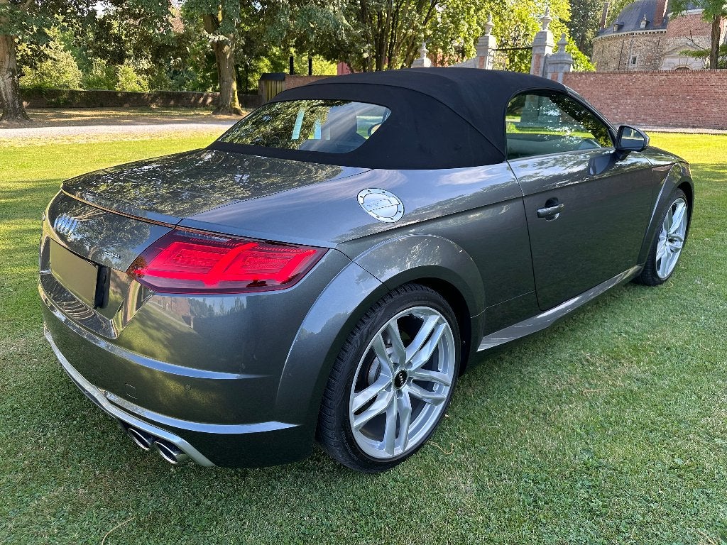 AUDI _ _ TTS 310 cv _ _ 40.000 km _ _ QUATTRO _ _ CABRIOLET, Autos, 140 g/km, Euro 6, Entretenue par le concessionnaire, Noir