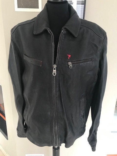 Focal jas – Leather jacket – Chevignon, Autos : Divers, Haut-parleurs voiture, Enlèvement ou Envoi