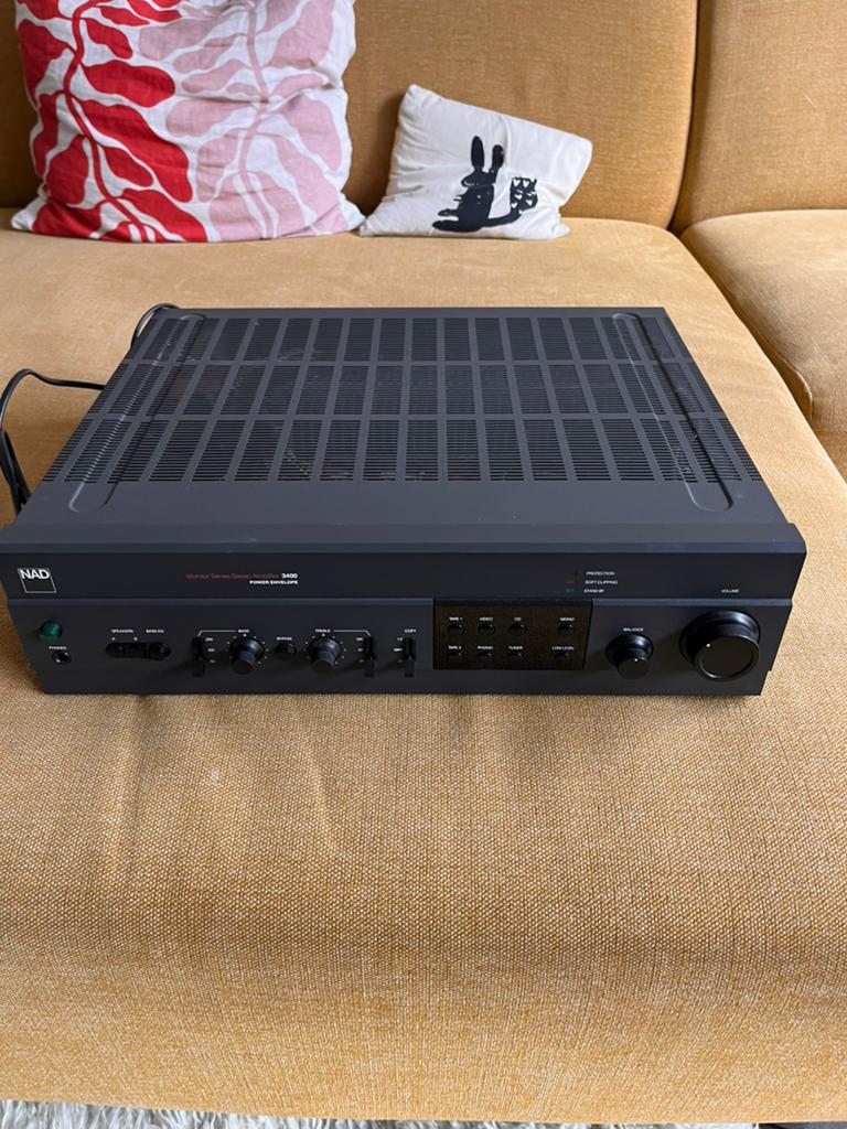NAD 3400 power enveloppe - voor onderdelen, Autres marques, 60 à 120 watts, Enlèvement, Stéréo