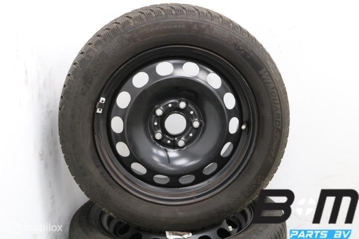 Org 16 inch velgen + winterbanden Audi A3 8Y 5Q060127BQ, Auto-onderdelen, Banden en Velgen, Gebruikt, 16 inch, Banden en Velgen