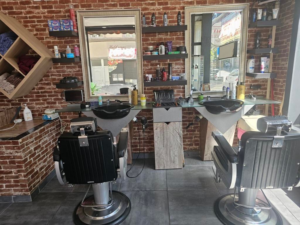 MEUBLE SALON COIFFURE +2 FAUTEUIL BELMONT