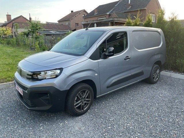 Peugeot Partner Long version full option, Auto's, Bestelwagens en Lichte vracht, Stof, Particulier, 2 zetels, Zilver of Grijs