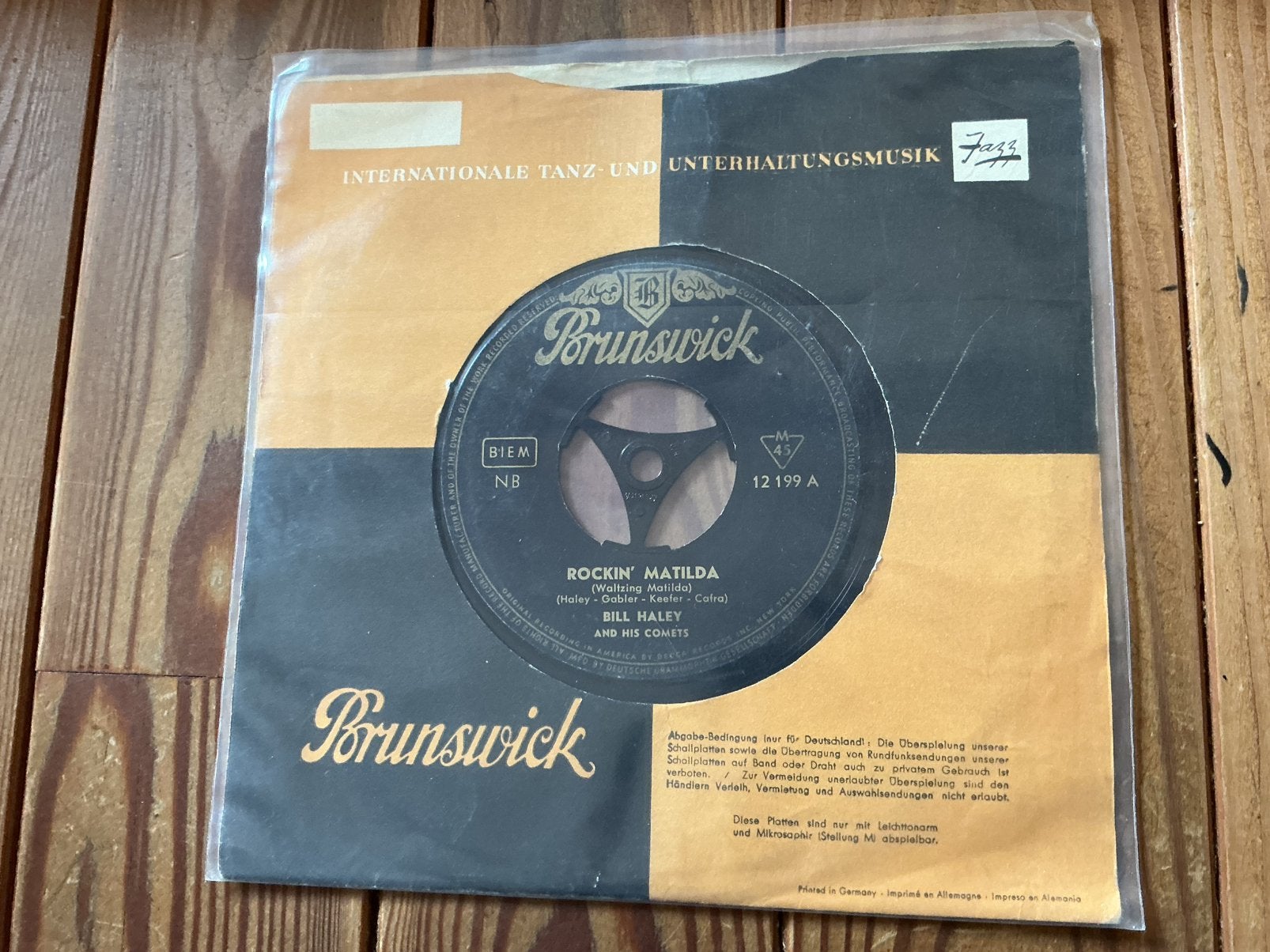 7” Bill Haley & his Comets - Rockin’ Matilda, Ophalen of Verzenden, Zo goed als nieuw
