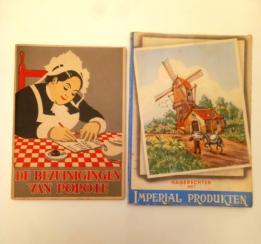 2 oude kookboekjes - popote - impérial, Boeken, Kookboeken, Ophalen of Verzenden