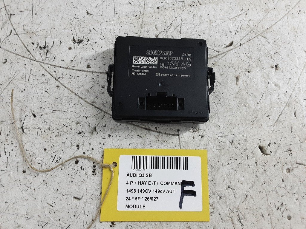 UNITE ELECTRONIQUE Audi Q3 (F3B) (3Q0907338P), Auto-Union-Straße  1,
85057  Ingolstadt, DE, Info@audi.de, Audi, Utilisé