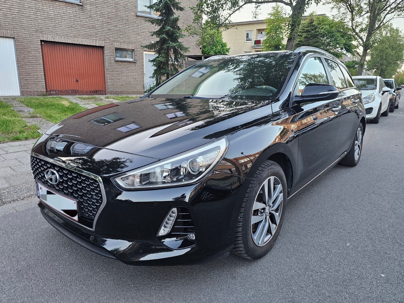 Hyundai i30 1.0 TGDi 2018 in perfecte staat, Voorwielaandrijving, Stof, Euro 6, Zwart