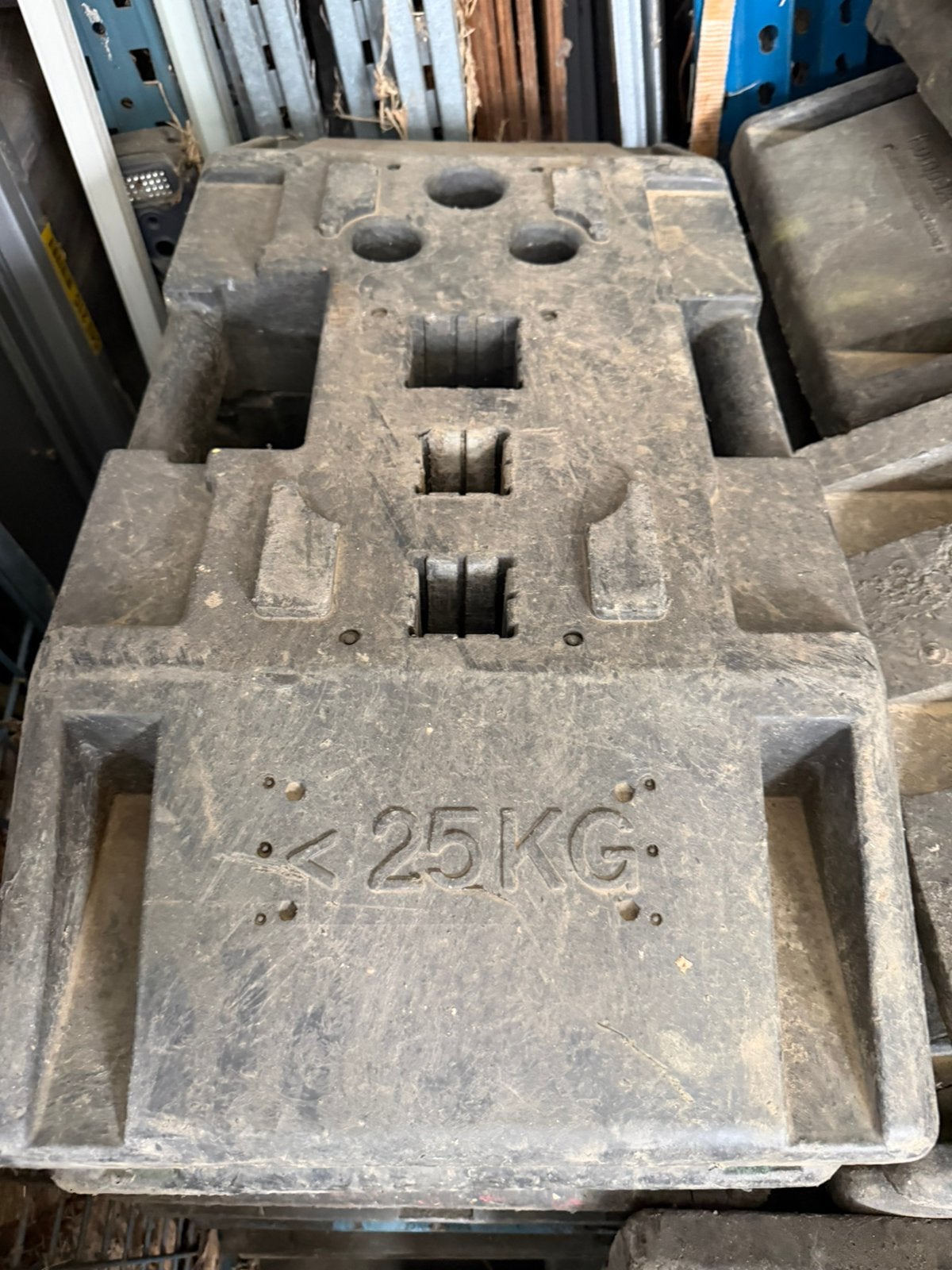 Voetplaat/rubber voet verkeersbord / baken, Ophalen, Gebruikt