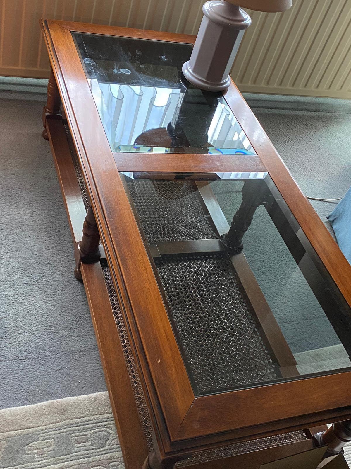 Mooie houten salontafel, Antiek en Kunst, Ophalen