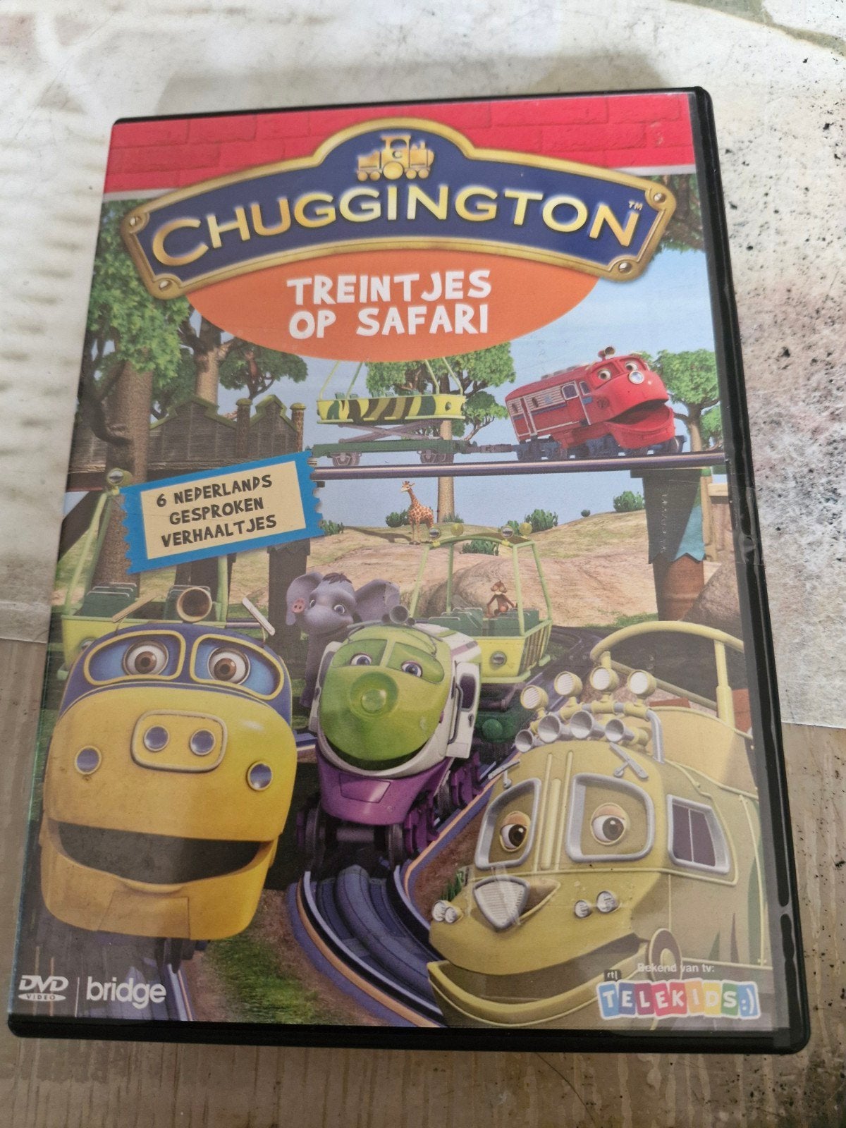 DVD Cguggington Treintjes op Safari nl, Ophalen of Verzenden, Zo goed als nieuw, Nederlands