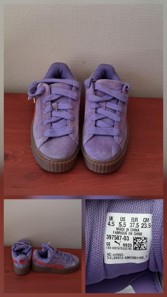 PUMA x Fenty Creeper Phatty en coloris Lavender Alert / Burn, Enlèvement
