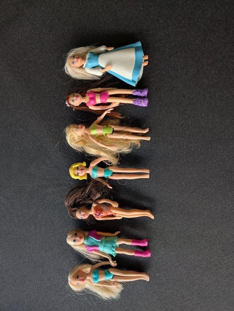 Polly Pocket poppetjes, Kinderen en Baby's, Speelgoed | Poppen, Ophalen, Gebruikt, Overige typen