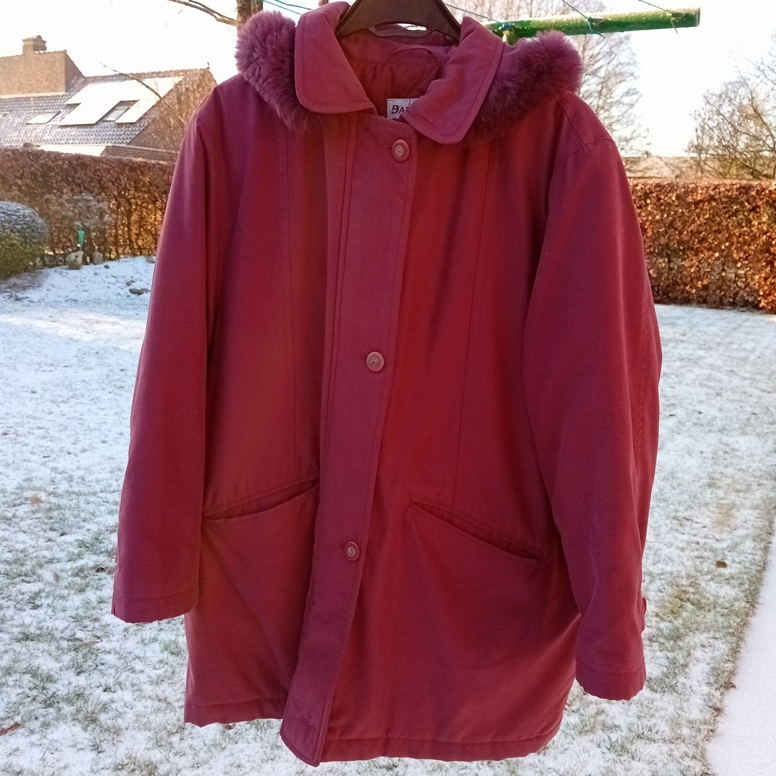 dames jas damart met kap maat 48, Kleding | Dames, Damart, Ophalen of Verzenden, Maat 46/48 (XL) of groter, Overige kleuren