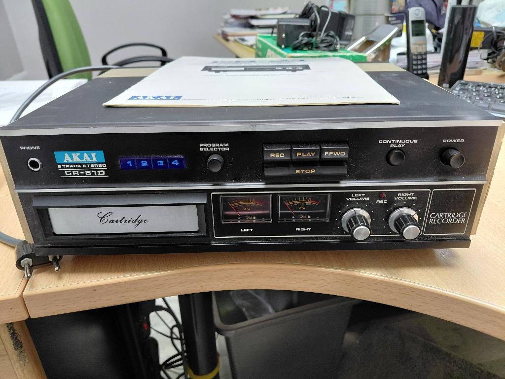 8 track akai, Ophalen of Verzenden, Bandrecorder