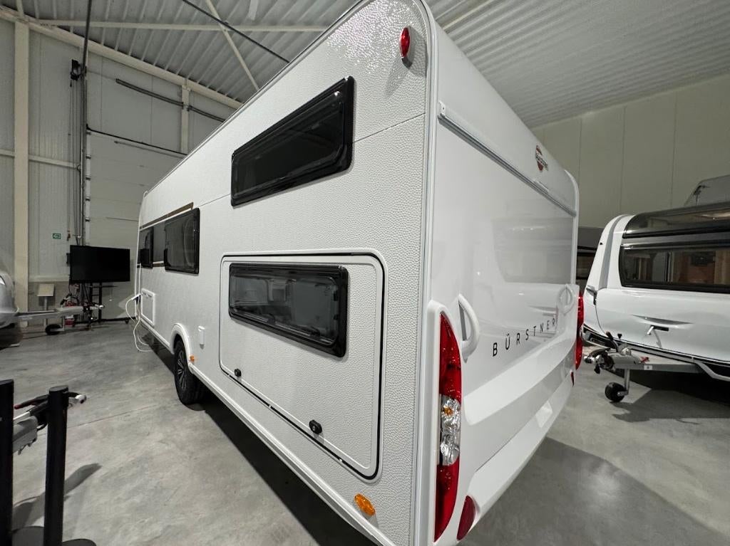 Bürstner B66 560 TK stapelbedden wintervast, Caravans en Kamperen, Caravans, Rondzit, Dwars-stapelbed, Bedrijf, Bürstner