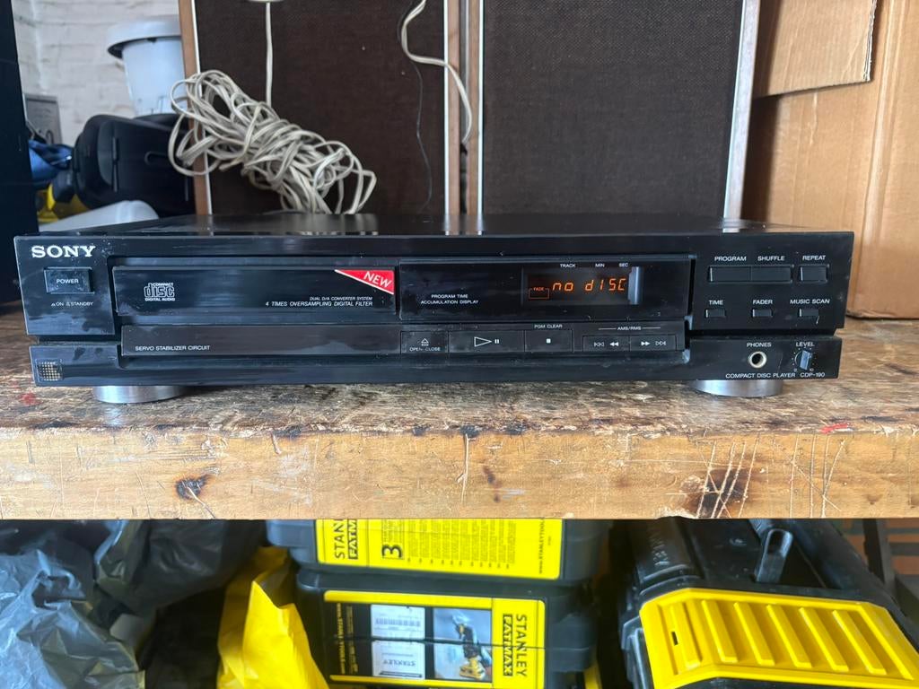 Sony cd speler cdp-190, Ophalen, Zo goed als nieuw, Sony