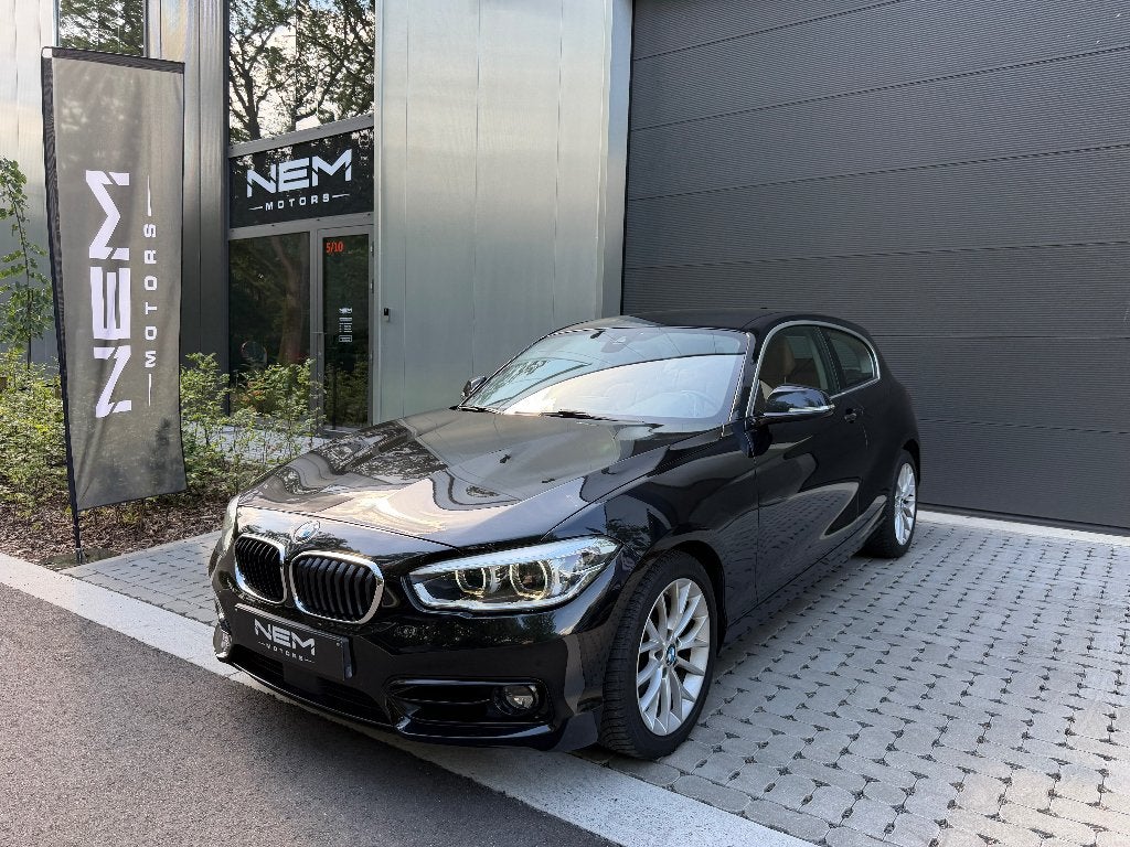 BMW 120iAS Sportpakket,GARANTIE,ACC,AIRCO,NAVI,LED,CRUISE, Autos, Cuir, Entreprise, Entretenue par le concessionnaire, Automatique