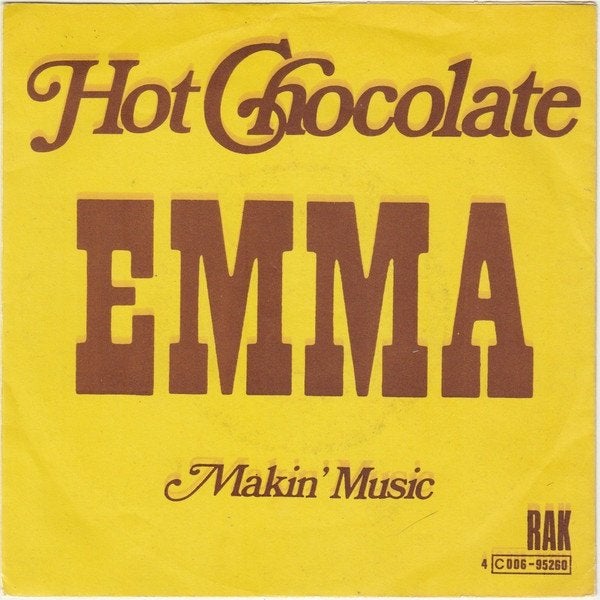 7" Hot Chocolate – Emma, CD & DVD, 7 inch, Comme neuf, R&B et Soul, Enlèvement ou Envoi