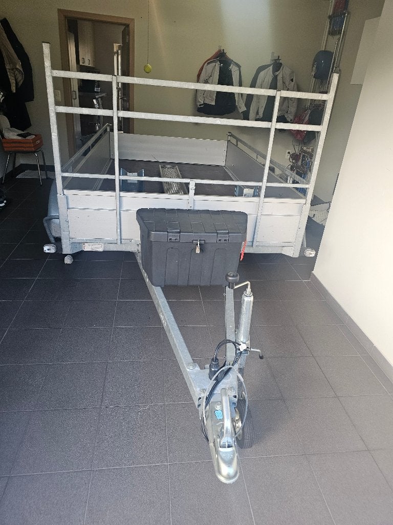 Remork dubbelas tot 750kg, Enlèvement, Comme neuf