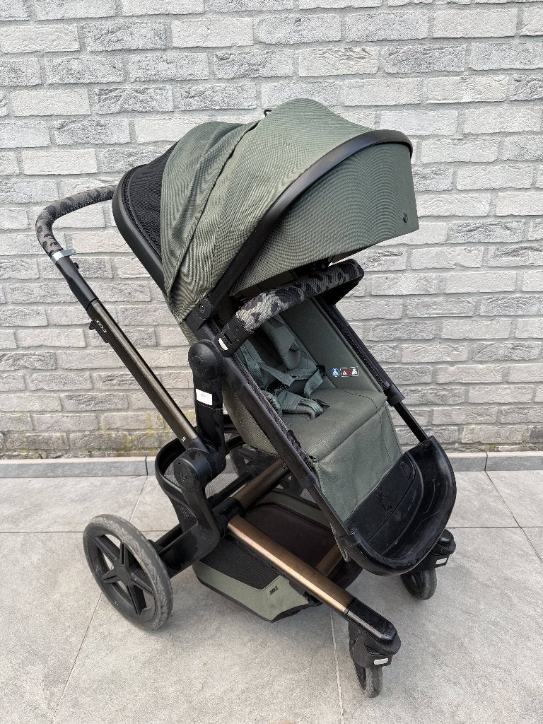 Joolz Day + koets Marvellous Green + Maxi cosi Cybex Cloud, Ophalen, Gebruikt, Overige merken, Regenhoes