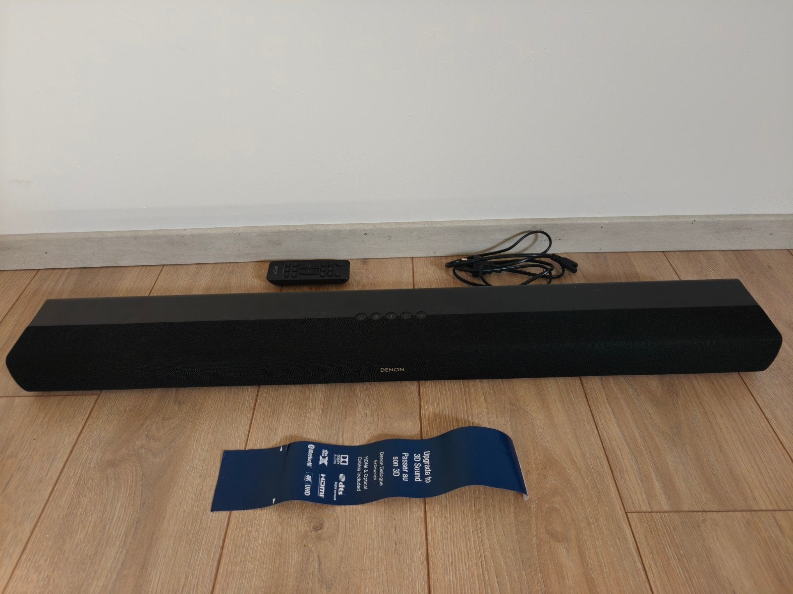 Barre de son Soundbar Denon DHT-S216 (basses intégrées), TV, Hi-fi & Vidéo, Enlèvement ou Envoi, Bluetooth, Comme neuf