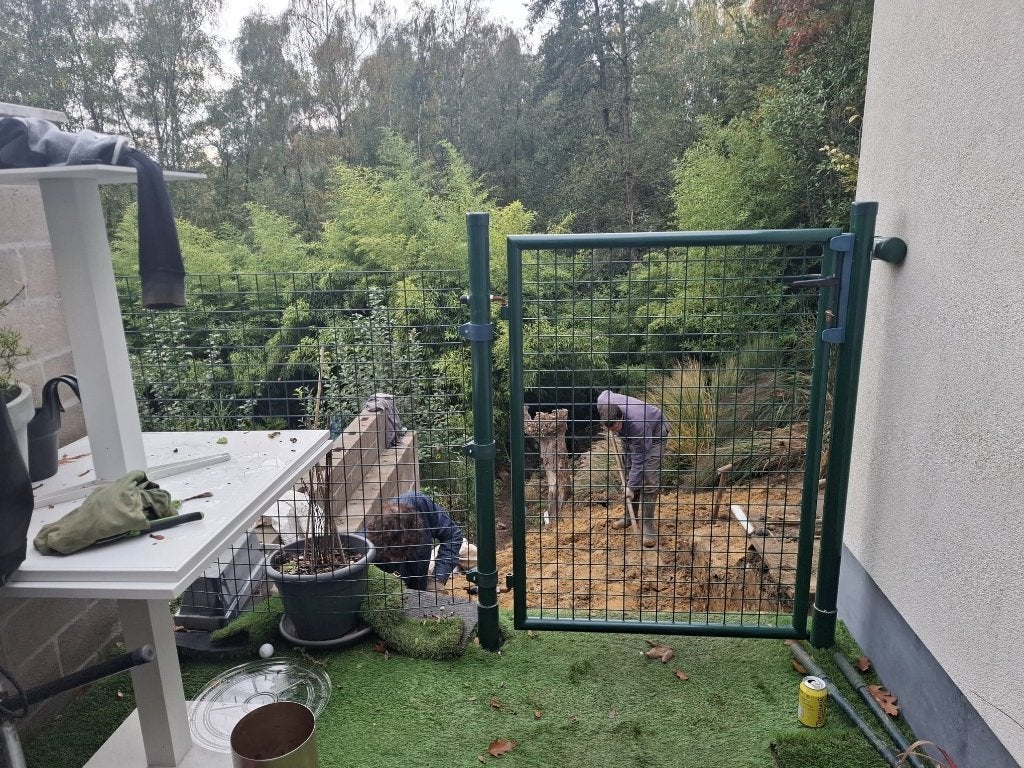 Poortje en palen tuin, Tuin en Terras, Ophalen, Minder dan 3 meter, IJzer, 1 tot 2 meter