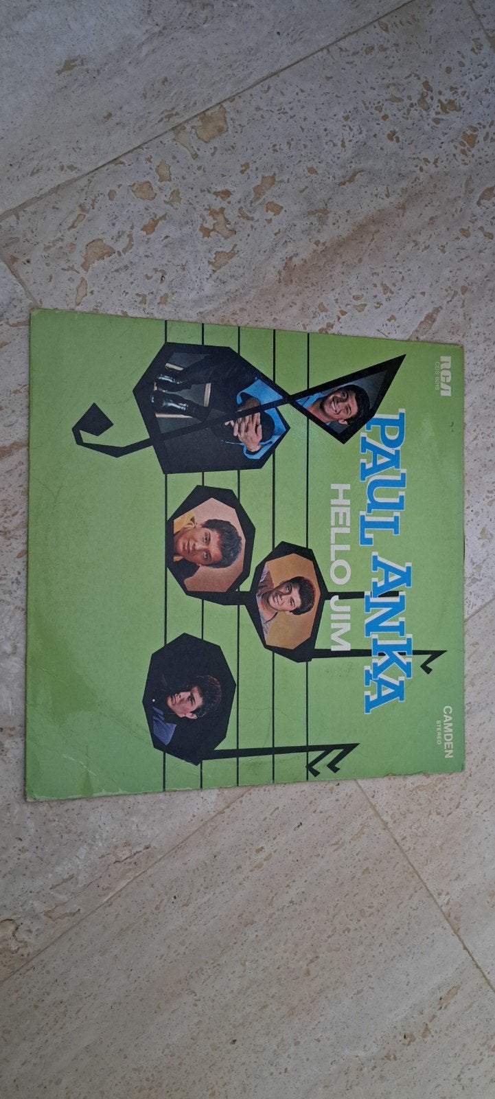 33 tours Paul Anka, Enlèvement