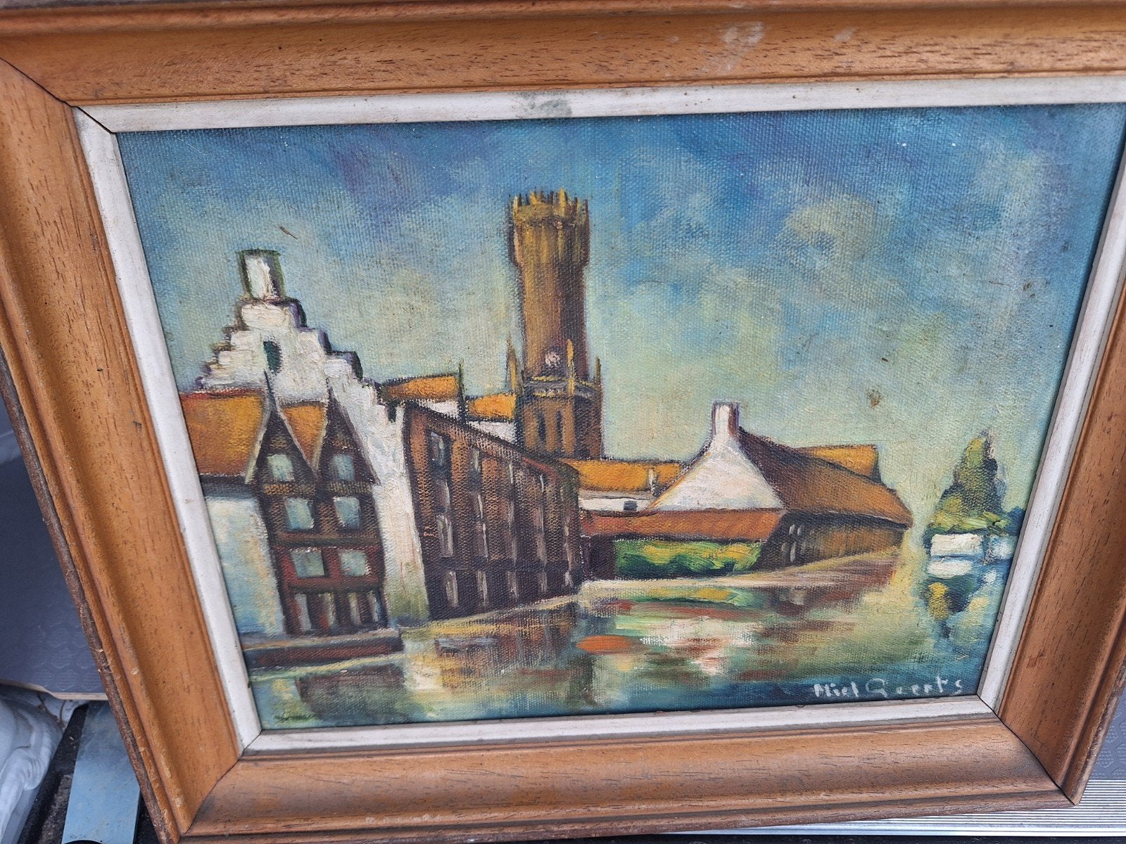 tableau, Enlèvement, Signé